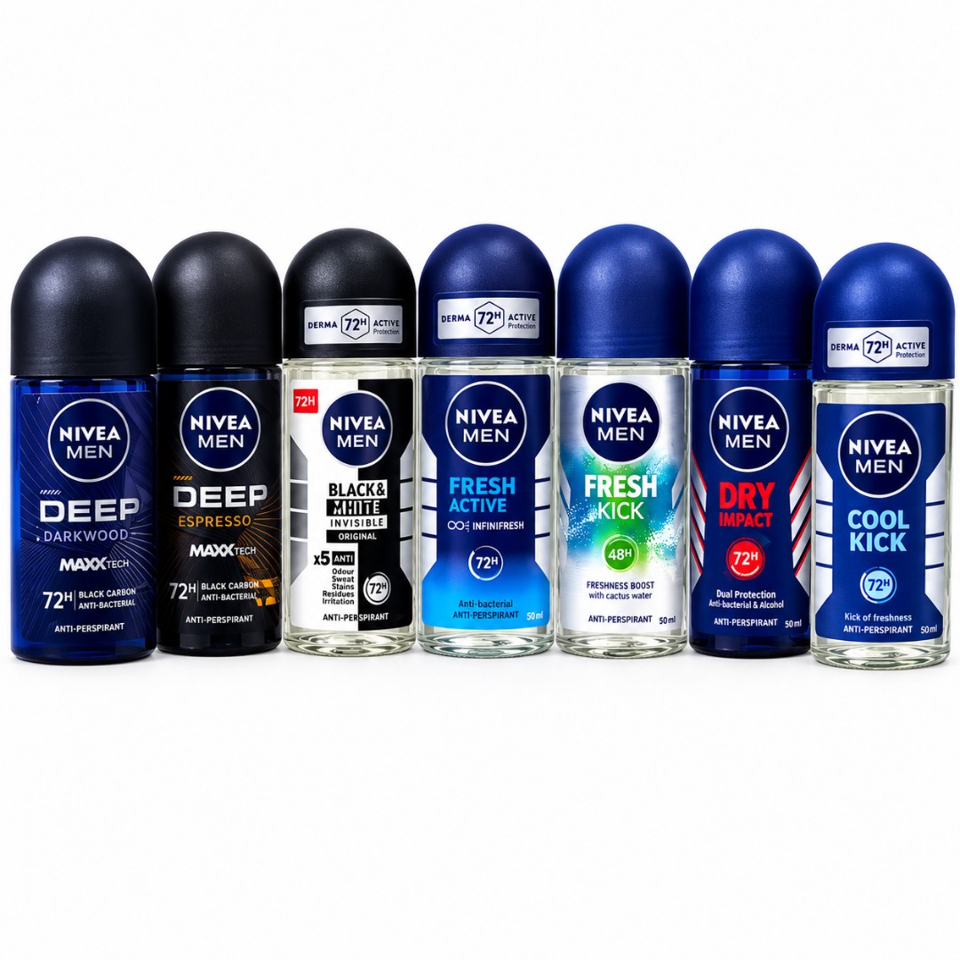 رول ضد تعریق مردانه نیوآ NIVEA حجم 50 میل تنوع دار