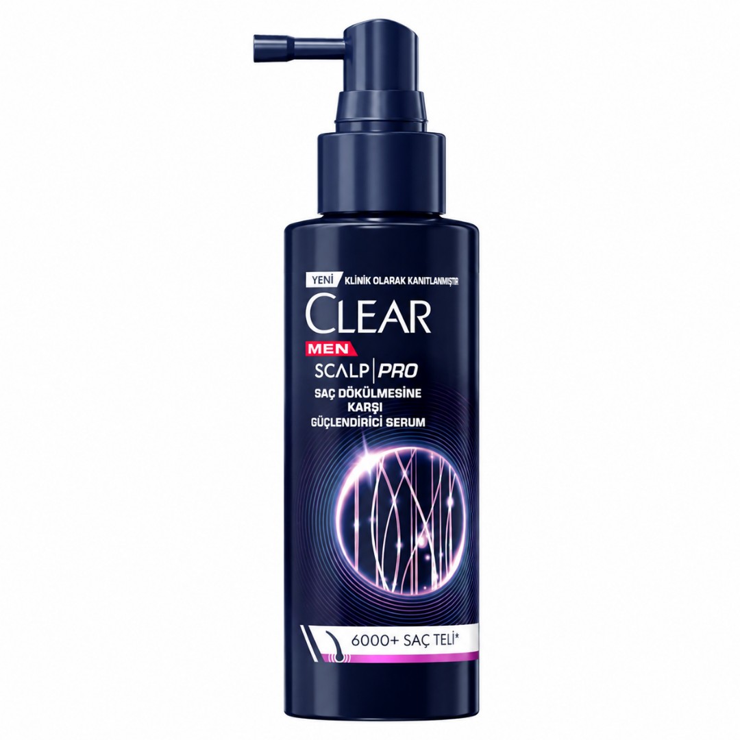 سرم تقویت کننده ضد ریزش مو کلیر من CLEAR MEN حجم 70 میل