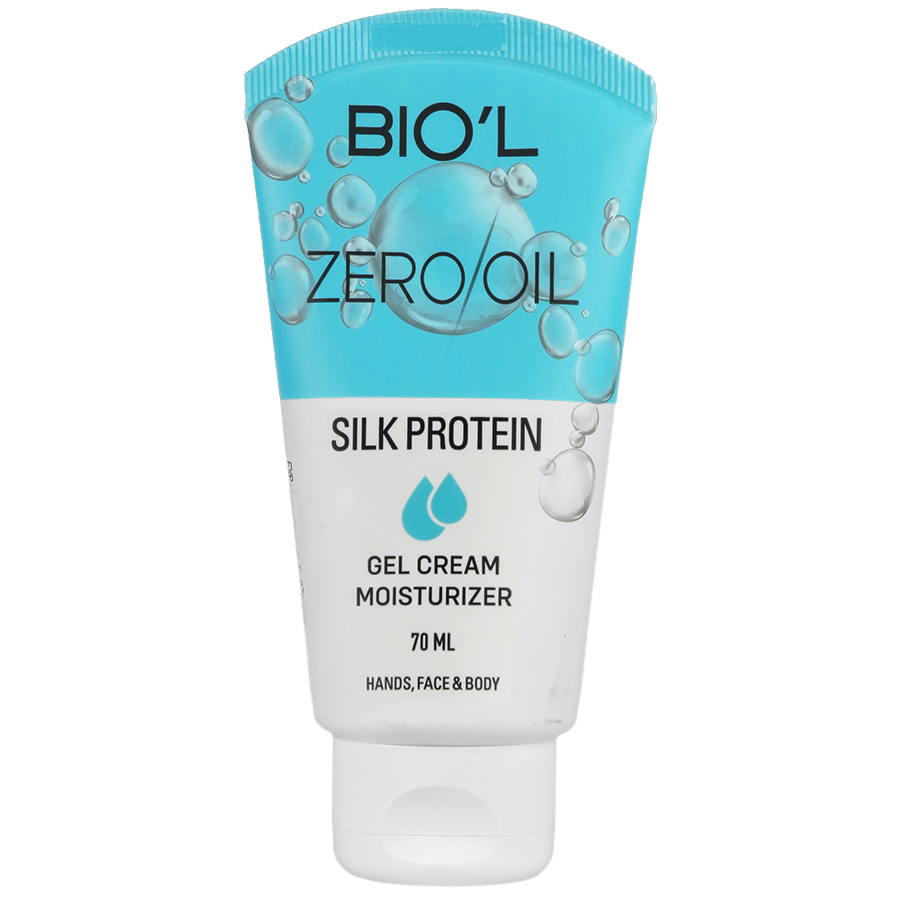ژل کرم آبرسان دست و صورت تیوپی بیول BIOL مدل پروتئین ابریشم حجم 70 میل
