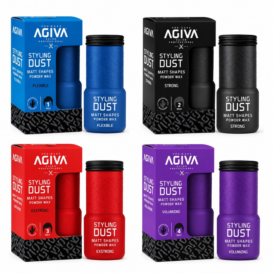 پودر حالت دهنده مو آگیوا AGIVA سری Styling Dust تنوع دار