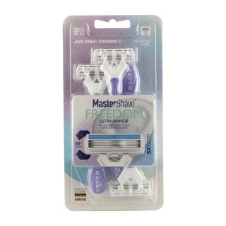 تیغ سه لبه مستر شیو Master Shave مدل FREEDOM بسته 3 عددی
