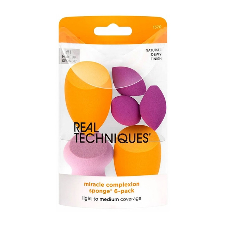 ست اسفنج آرایشی رییل تکنیک REAL TECHNIQUES مدل Miracle 6 Sponge Set