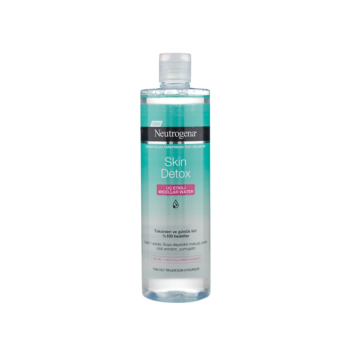 میسلار واتر نیتروژینا Neutrogena مدل Skin Detox حجم 400 میل