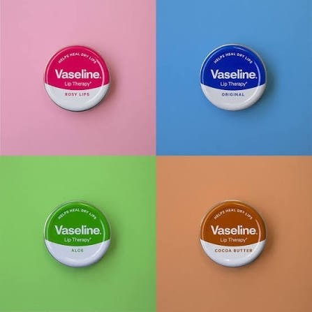 بالم لب lip therapy کاسه ای وازلین Vaseline حجم 20 میلی لیتر تنوع دار