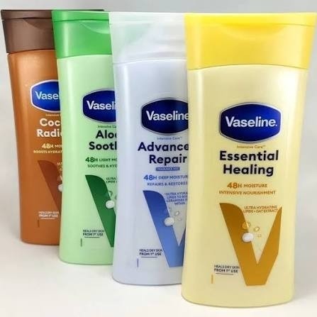 لوسیون بدن وازلین Vaseline سری intensive care حجم 200 میلی لیتر تنوع دار