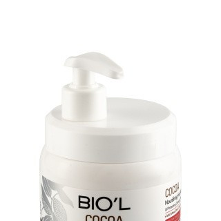 ماسک مو داخل حمام بیول BIOL حاوی عصاره کاکائو حجم 500 میل