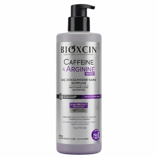 شامپو بیوکسین BIOXCIN مدل کافئین آرژنین Caffeine Arginine حجم 500 میل