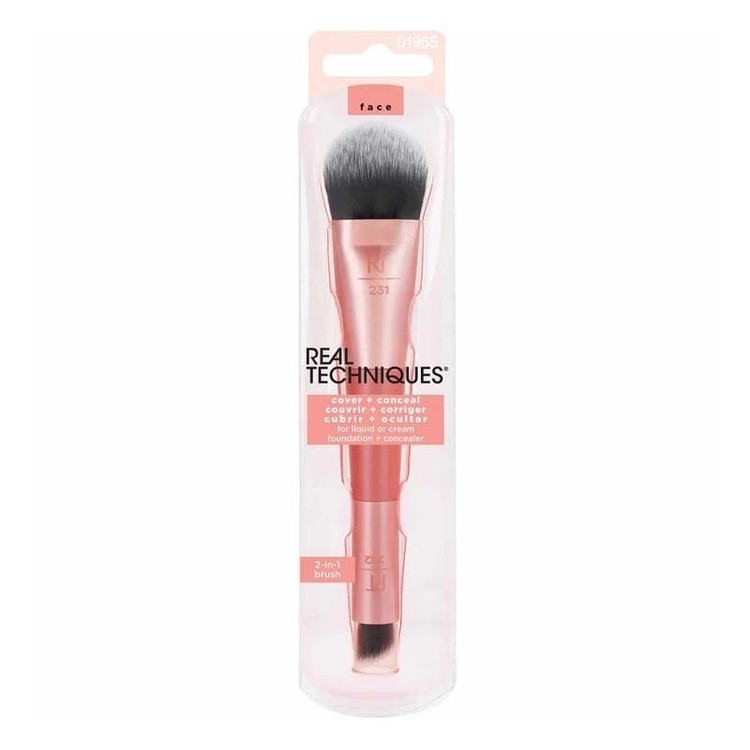 براش دو طرفه (2-in-1) رییل تکنیک REAL TECHNIQUES مدل RT 231