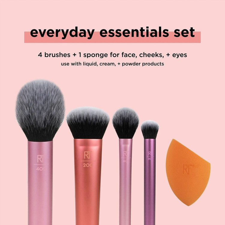 ست براش کاربردی 6 تکه رییل تکنیک REAL TECHNIQUES مدل everyday essentials