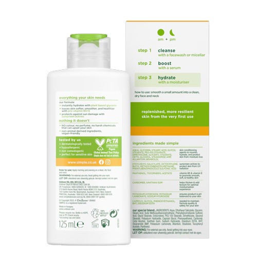 آبرسان ضد آفتاب اس پی اف 15 سیمپل simple spf 15 مدل لایت light طرح جدید