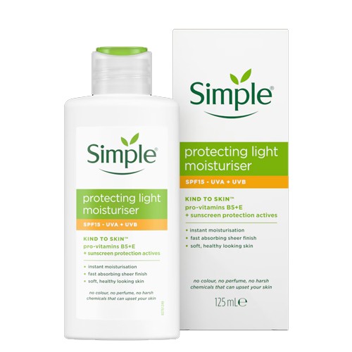 آبرسان ضد آفتاب اس پی اف 15 سیمپل simple spf 15 مدل لایت light طرح جدید