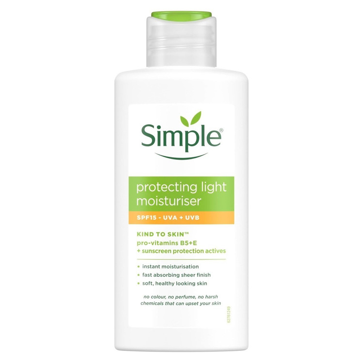 آبرسان ضد آفتاب اس پی اف 15 سیمپل simple spf 15 مدل لایت light طرح جدید