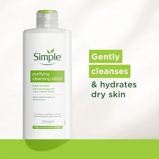 شیر پاک کن سیمپل Simple مدل KIND TO SKIN حجم 200 میل طرح جدید