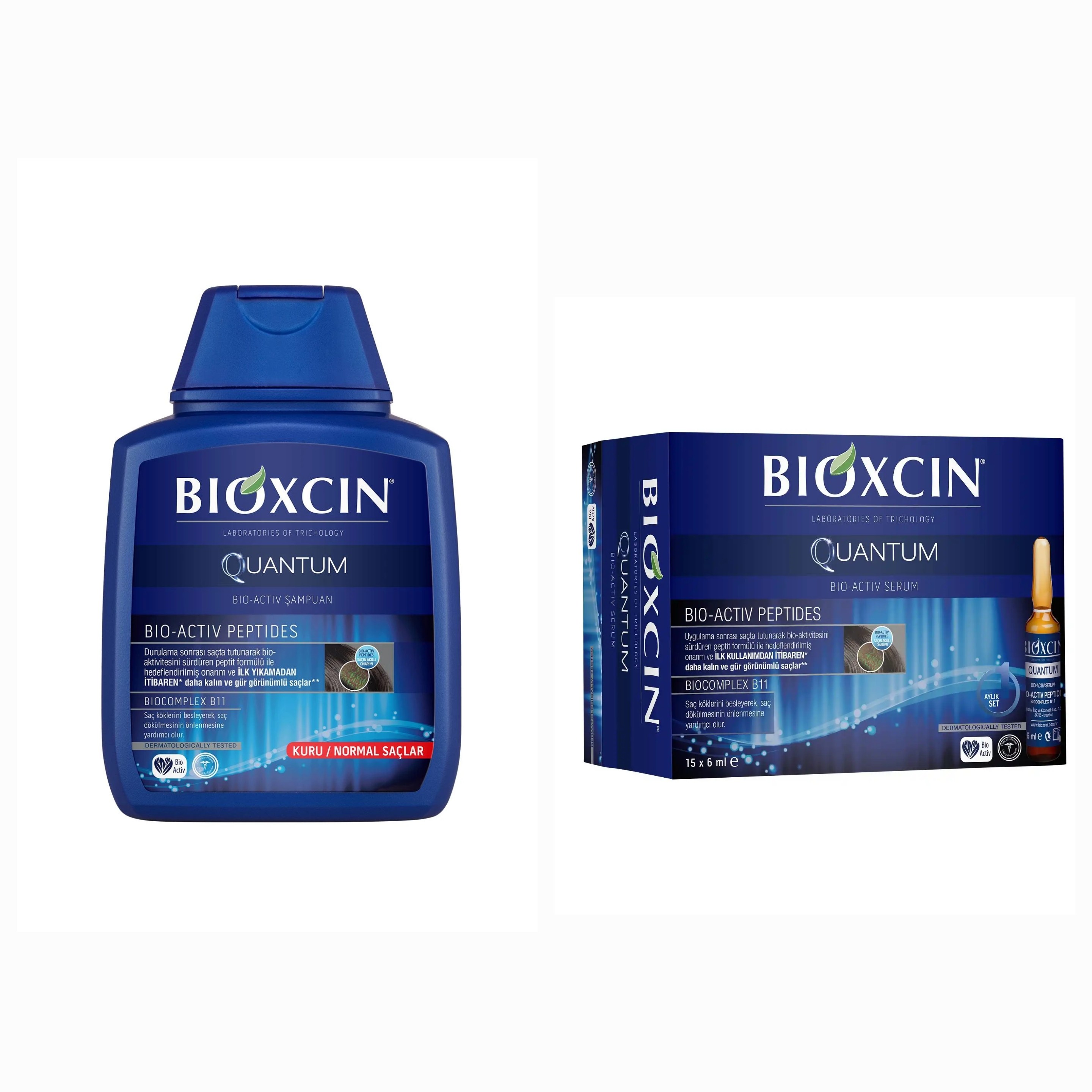 پک ضدریزش و پرپشت کننده بیوکسین BIOXCIN مدل کوانتوم QUANTUM برای مو های خشک و معمولی با 5 درصد تخفیف