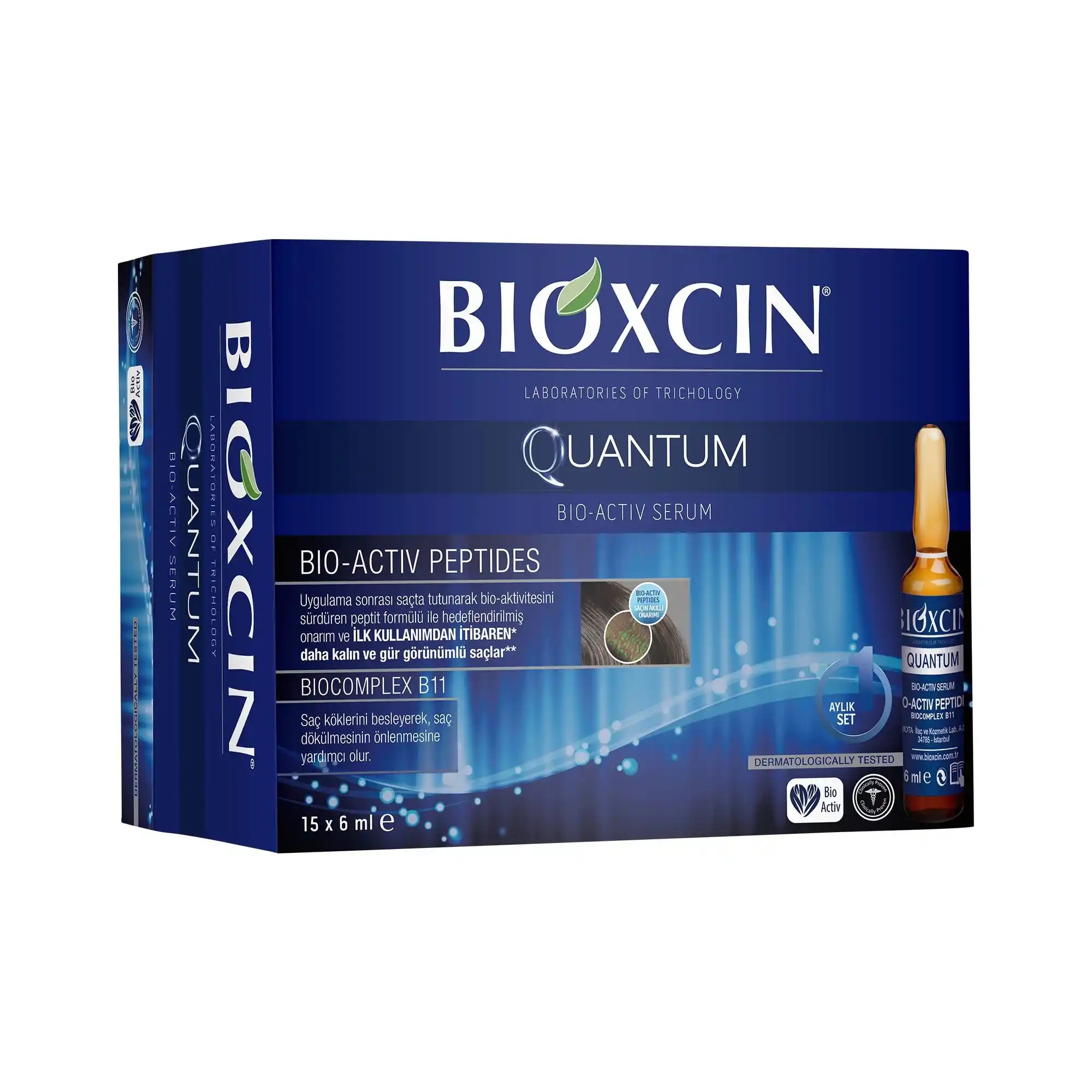 پک سرم ضدریزش و پرپشت کننده بیوکسین مدل کوانتوم QUANTUM