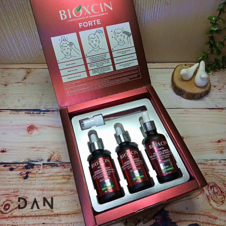 پک سرم ضدریزش و تقویت کننده بیوکسین BIOXCIN مدل فورته FORTE