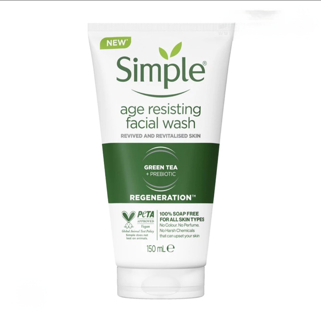 ژل شستشوی صورت سیمپل Simple مدل REGENERATION حجم 150 میل