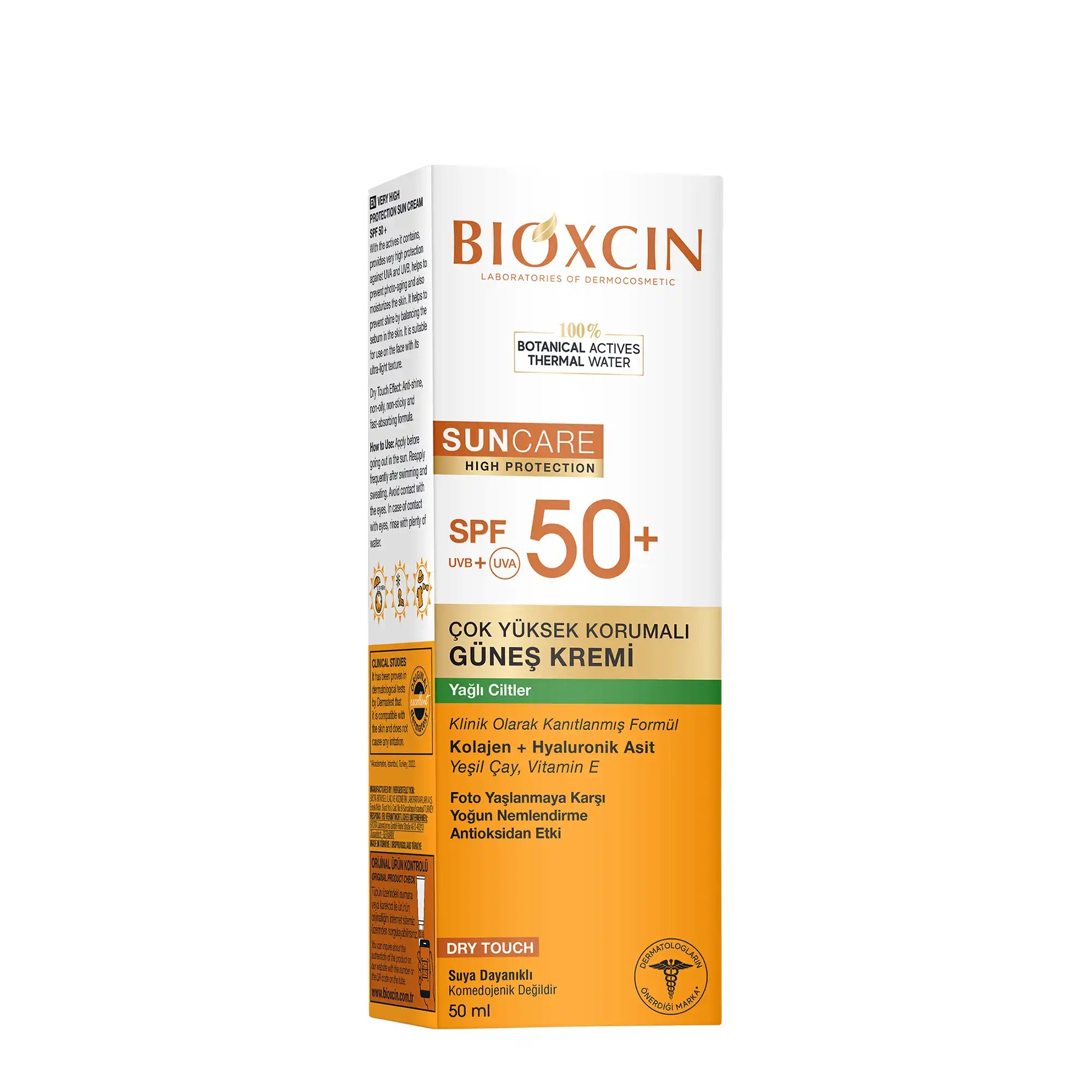 ضد آفتاب بیوکسین BIOXCIN برای پوست های چرب با SPF 50 حجم 50 میل
