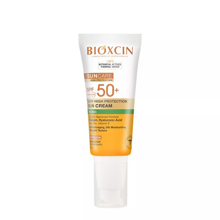 ضد آفتاب بیوکسین BIOXCIN برای پوست های چرب با SPF 50 حجم 50 میل