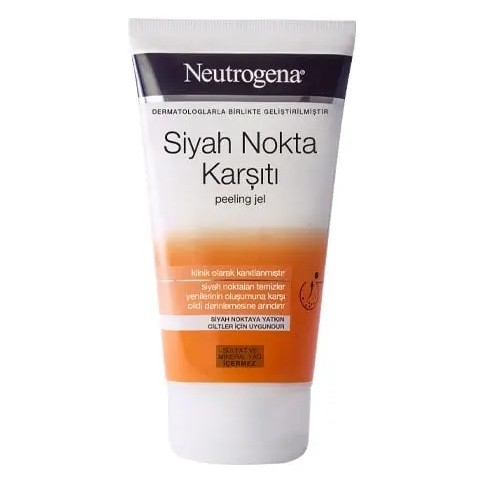 اسکراب ضد جوش سرسیاه نیتروژینا Neutrogena مدل Siyah Nokta Karsiti حجم 200 میل