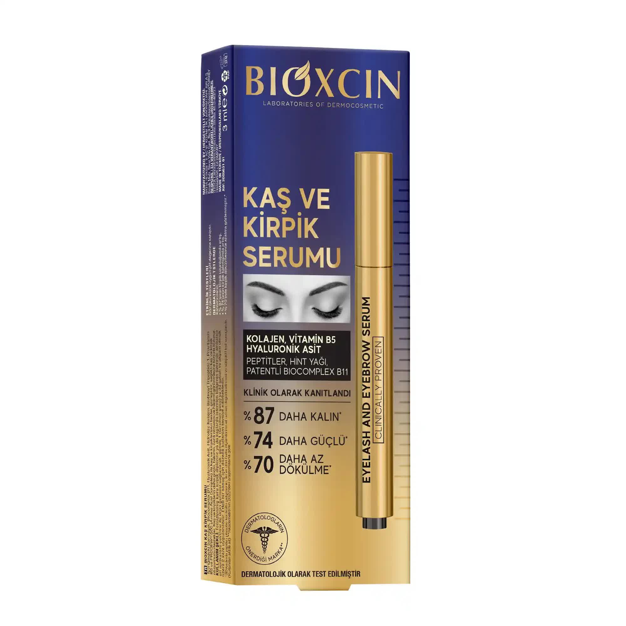 سرم تقویت کننده و ضد ریزش ابرو و مژه بیوکسین BIOXCIN