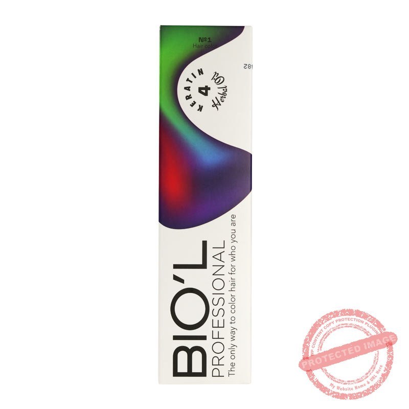 رنگ مو بیول BIOL حجم 100 میل تنوع دار