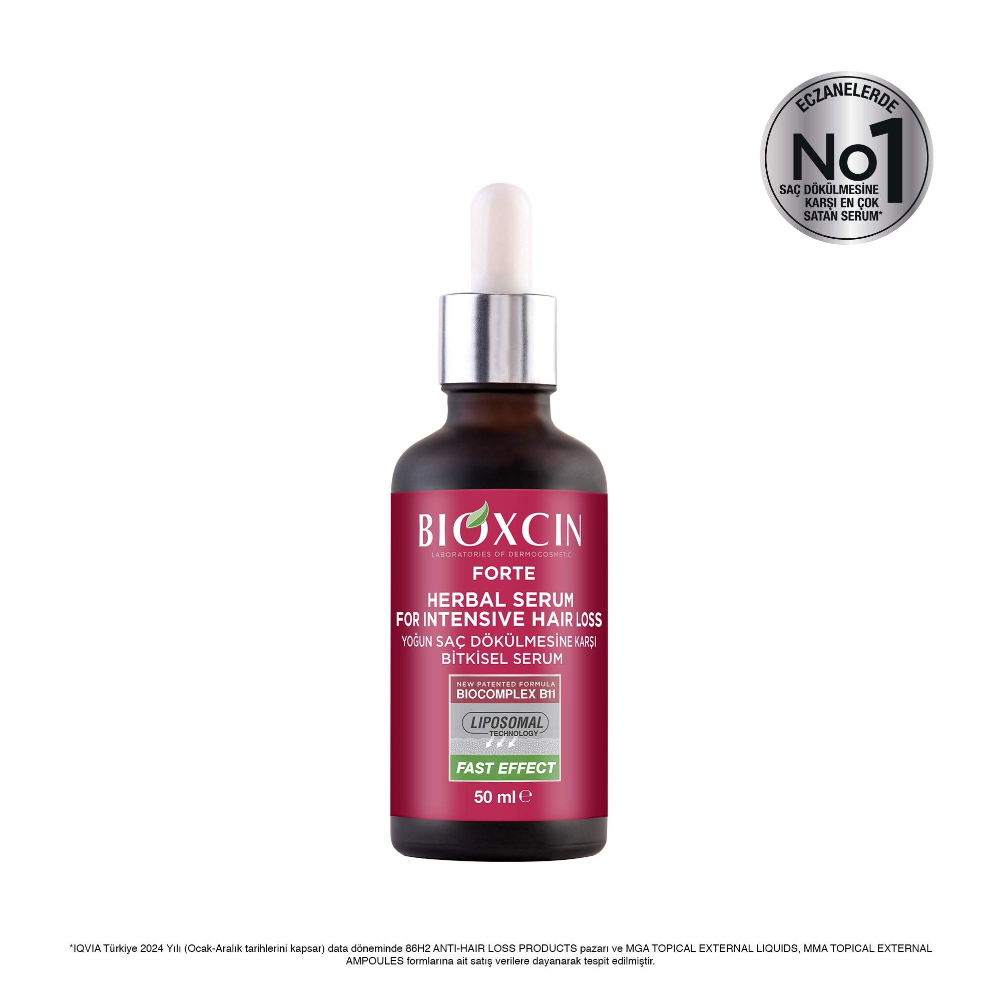 سرم ضدریزش و تقویت کننده بیوکسین BIOXCIN مدل فورته FORTE حجم 50 میل