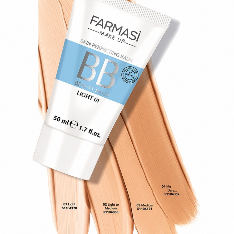 بی بی کرم فارماسی BB FARMASI حجم 50 میل تنوع دار