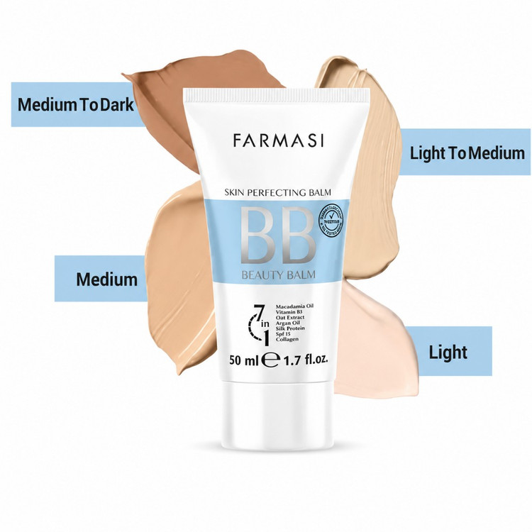 بی بی کرم فارماسی BB FARMASI حجم 50 میل تنوع دار