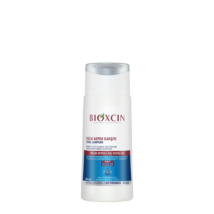 شامپو ضدریزش و ضدشوره بیوکسین BIOXCIN مدل فورته Forte حجم 200 میل