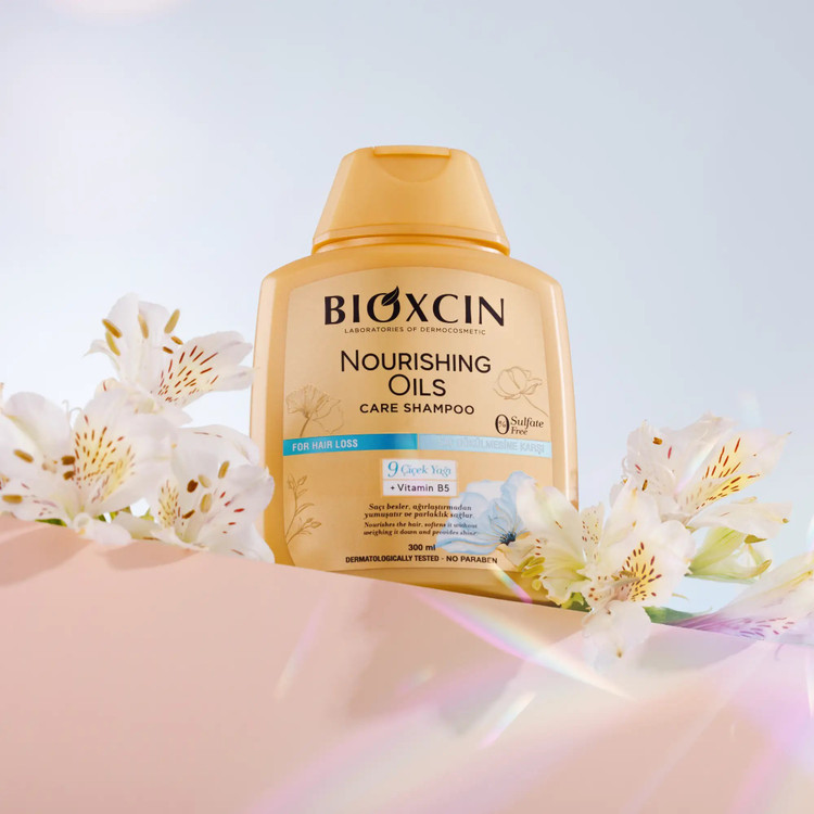 شامپوی ضدریزش ونرم کننده بیوکسین BIOXCIN مدل BESLEYICI YAGLAR برای موهای خیلی خشک حجم 300 میل