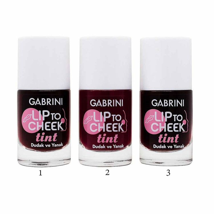 تینت لب گابرینی GABRINI مدل LIP TO CHEEK تنوع دار