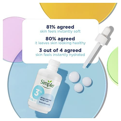 سرم هیالورونیک اسید + B5 سیمپل Simple HYALURONIC ACID + B5 BOOSTER SERUM حجم 40 میل