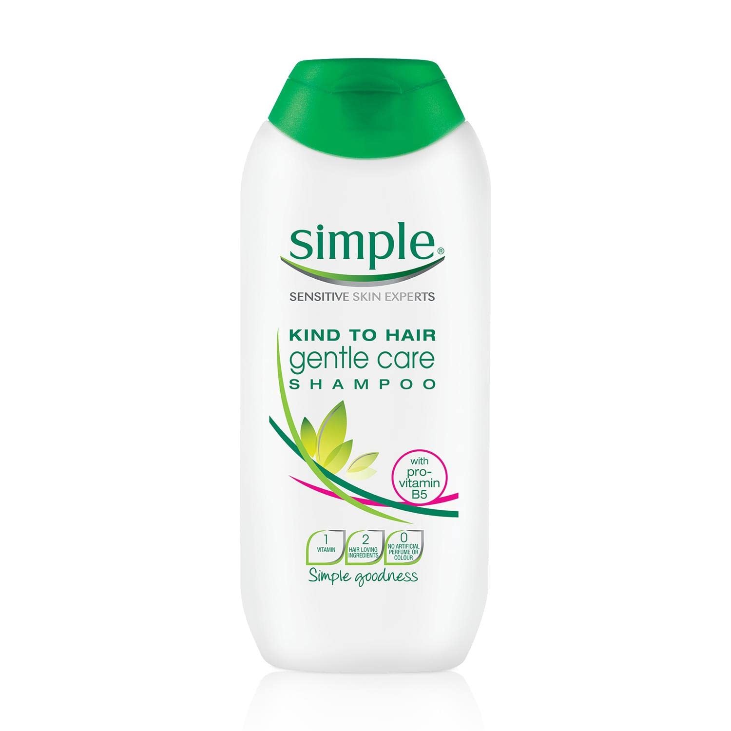 شامپو سر سیمپل Simple مدل KIND TO SKIN انواع مو حجم 200 میل