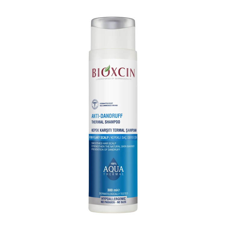 شامپو ضدریزش و ضدشوره بیوکسین BIOXCIN مدل Thermal حجم 300 میل