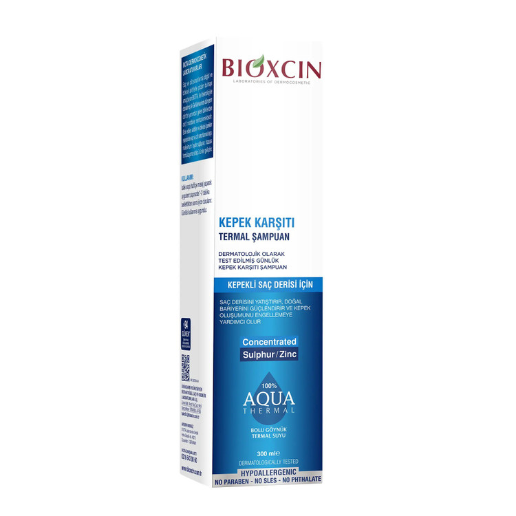 شامپو ضدریزش و ضدشوره بیوکسین BIOXCIN مدل Thermal حجم 300 میل