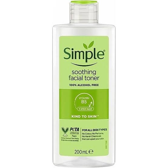 تونر سیمپل Simple مدل KIND TO SKIN حجم 200 میل طرح قدیم