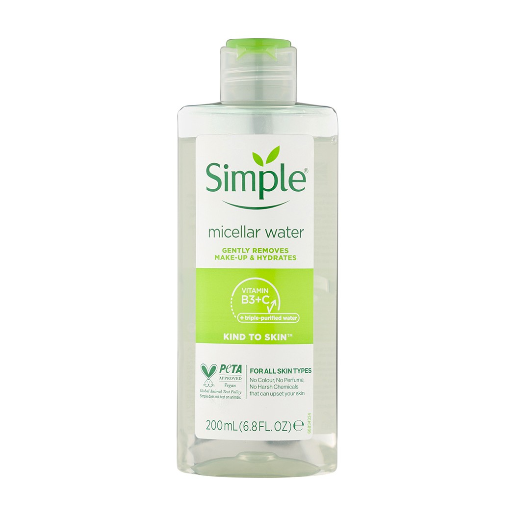 میسلار واتر سیمپل Simple مدل KIND TO SKIN حجم 200 میل طرح قدیم